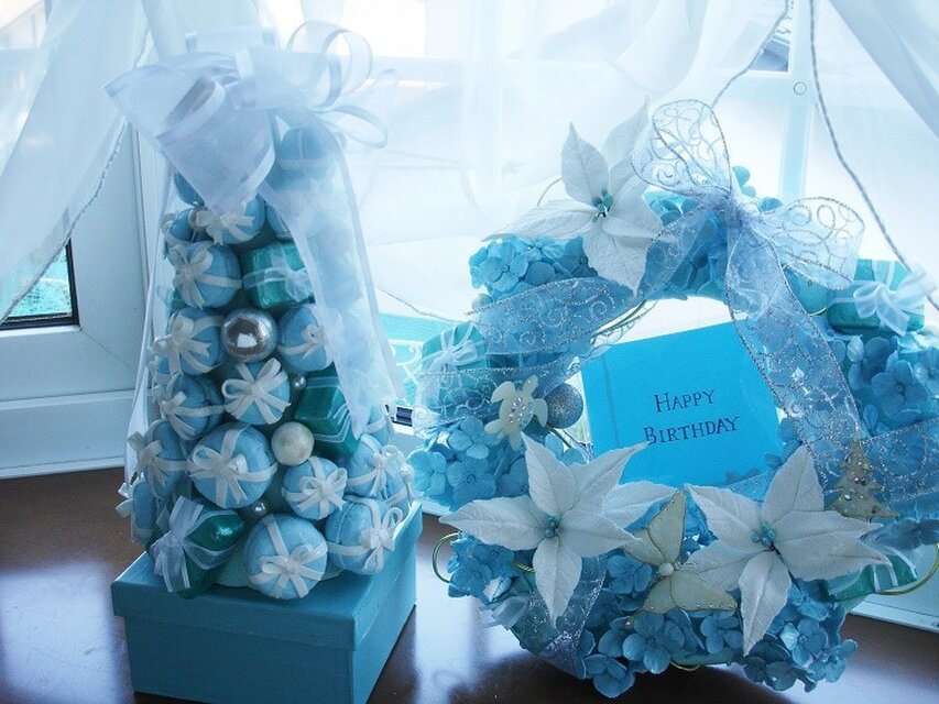 〝Ｍ様オーダー作品”（リース＆ツリー）