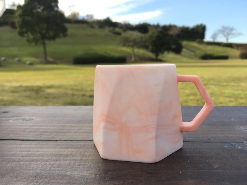 sheepシリーズ ヘキサゴンカップ orange/w