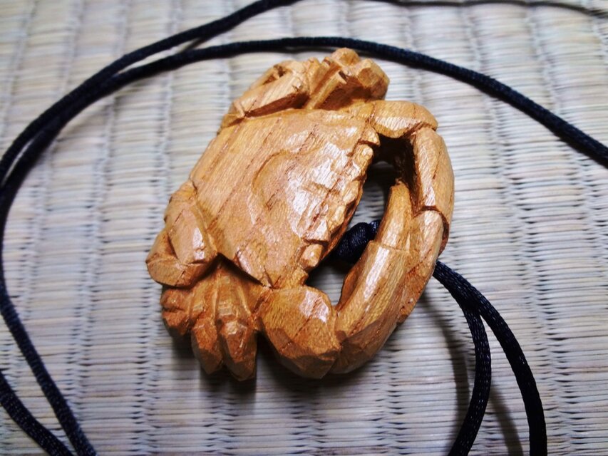 カニのアートペンダント（Ａ）