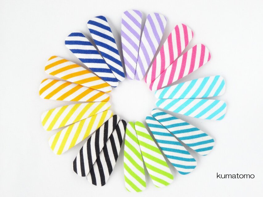 ストライプなパッチンピン