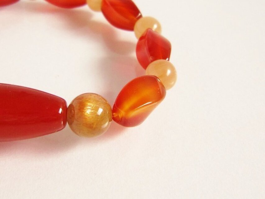 カーネリアン One point ブレスレット