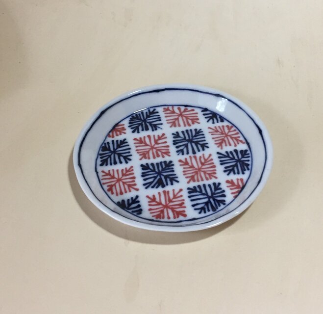 Z242 磁器染付丸皿