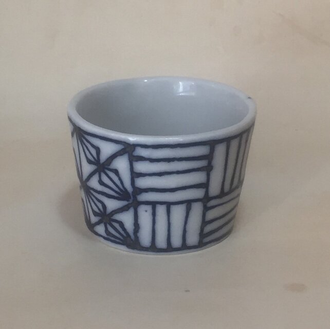 Z016 磁器染付酒杯(猪口、ぐい飲み)