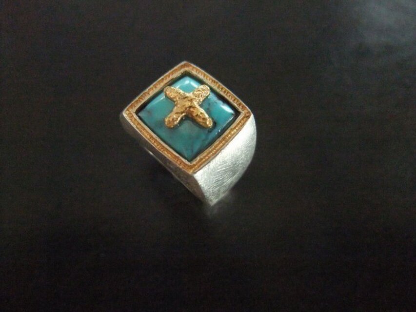 ★地中海★１点物リング