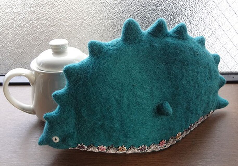 羊毛フェルトの恐竜君ティーコゼ CS0114