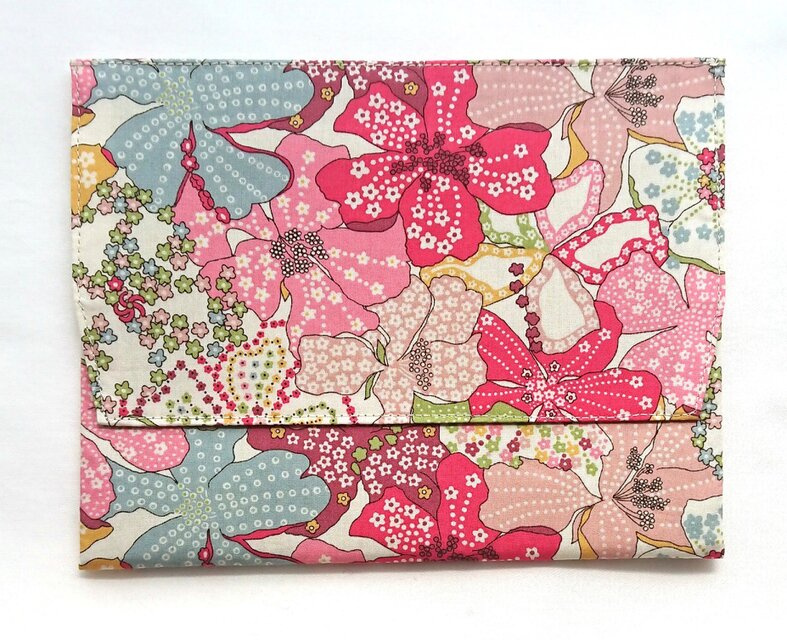 通帳・お薬手帳入れ リバティプリント(Mauvey)