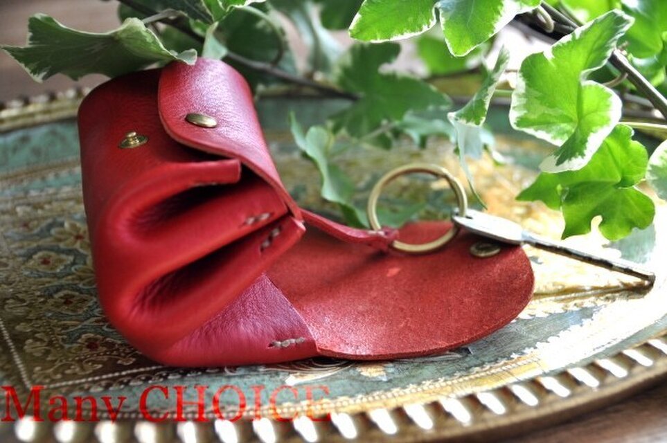 イタリアンオイルレザー・アリゾナ・アコーディオンコインキーケースミニ（マルボロ）