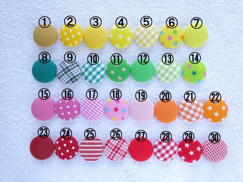 くるみボタン⭐︎ヘアゴム⭐︎オーダーページ くるみボタン・ヘアゴム用 サークル 40・10個入 | クロバー公式