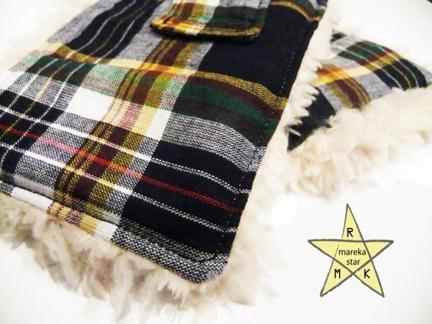 №10.ベビーマフラー☆チェック柄