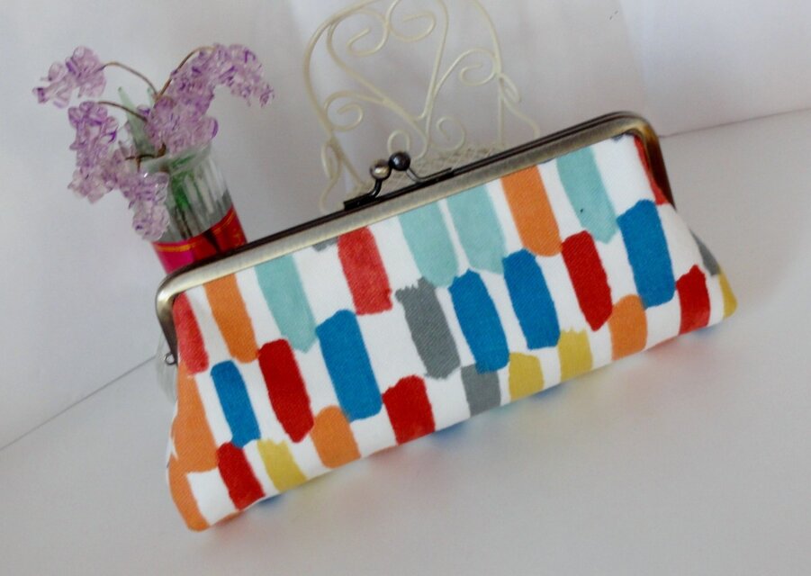 がま口ペンケース　イギリス　BATIK