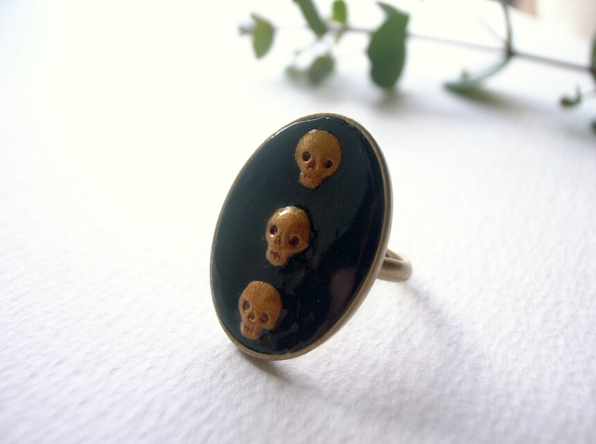 ガイコツ３つのリング