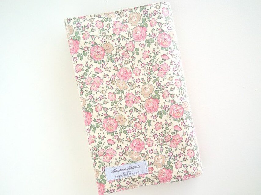 リバティ 新書 ブックカバー フェリシテ ライトピンク