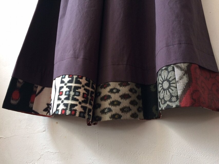 播州織×銘仙パッチ「いろいろ銘仙のガウチョパンツⅡ」044