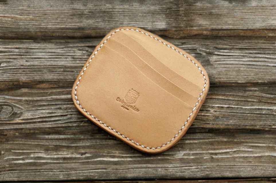 本革サドルレザーのパスケース【受注制作】