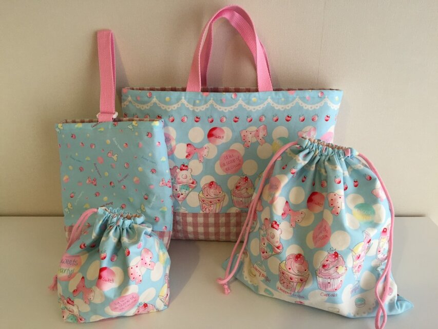 ★入園・入学セット★レッスンバッグ他３点