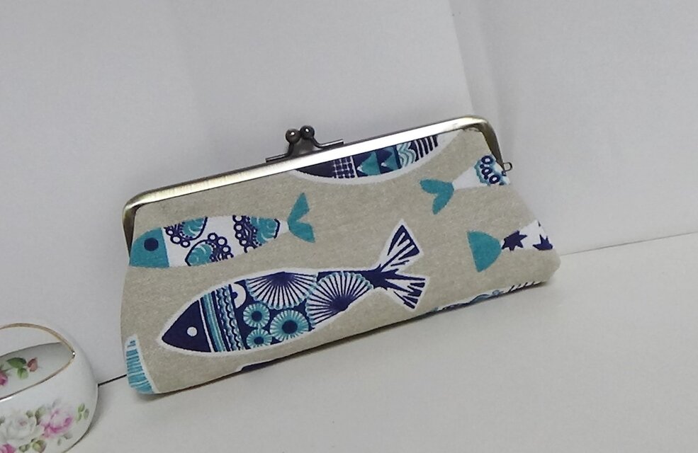 がま口ペンケース　スペイン　ロネタ