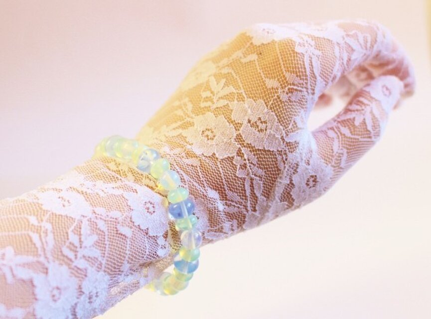 シンセティックオパール ブレスレット | iichi 日々の暮らしを