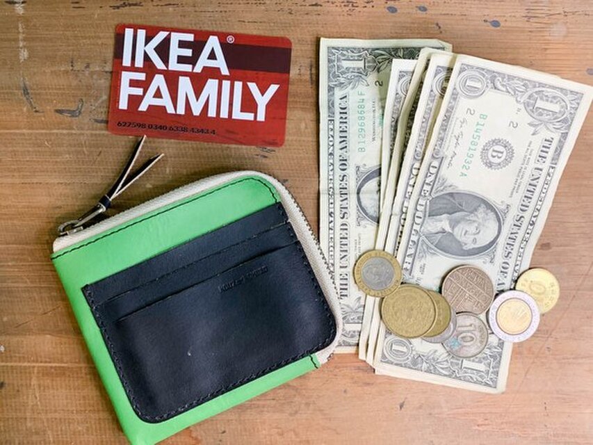 ▲H-SLIM メンズライク・クールなカジュアル「ハーフスリム 財布」ミニマムコンパクト（HSW-GKK-K）