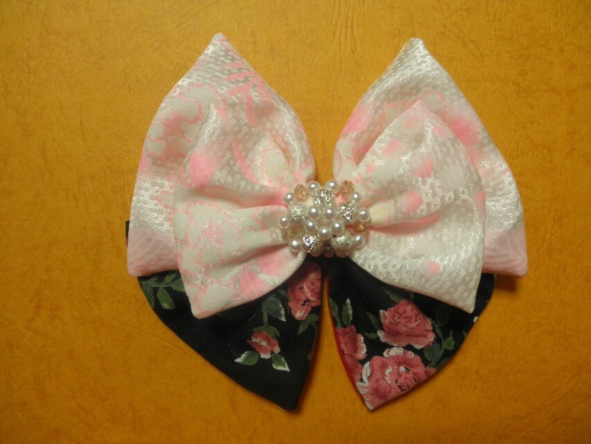 和洋バレッタ「フラワードレス」