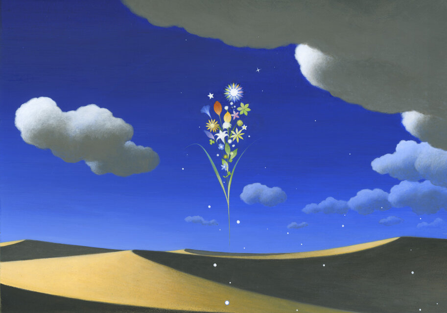 [2L]すぐ飾れるアート「雫」