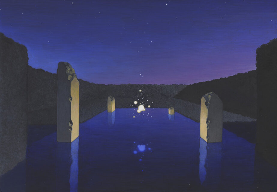 [2L]すぐ飾れるアート「星屑」