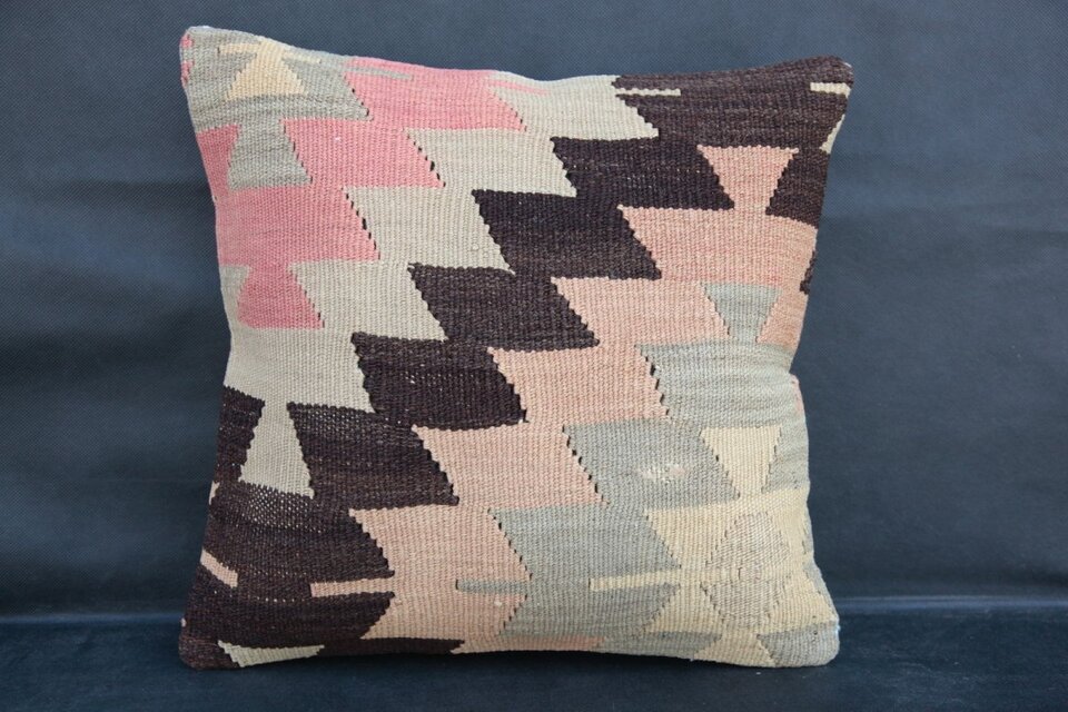 40cm  キリムピロー・ハンドメイドクッションカバー