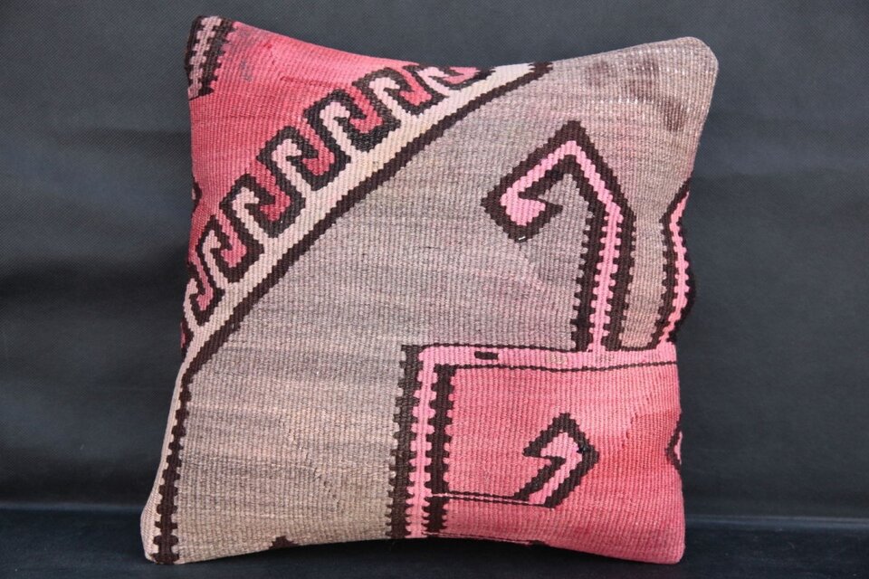 40cm  キリムピロー・ハンドメイドクッションカバー