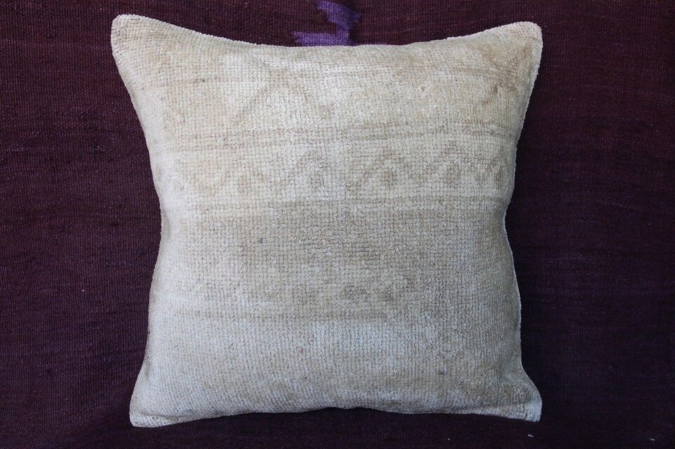 50 cm アンティークカーペットピロー・ハンドメイドクッションカバー