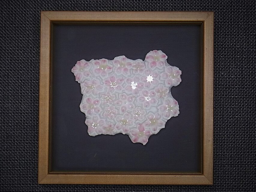 桜　　陶板