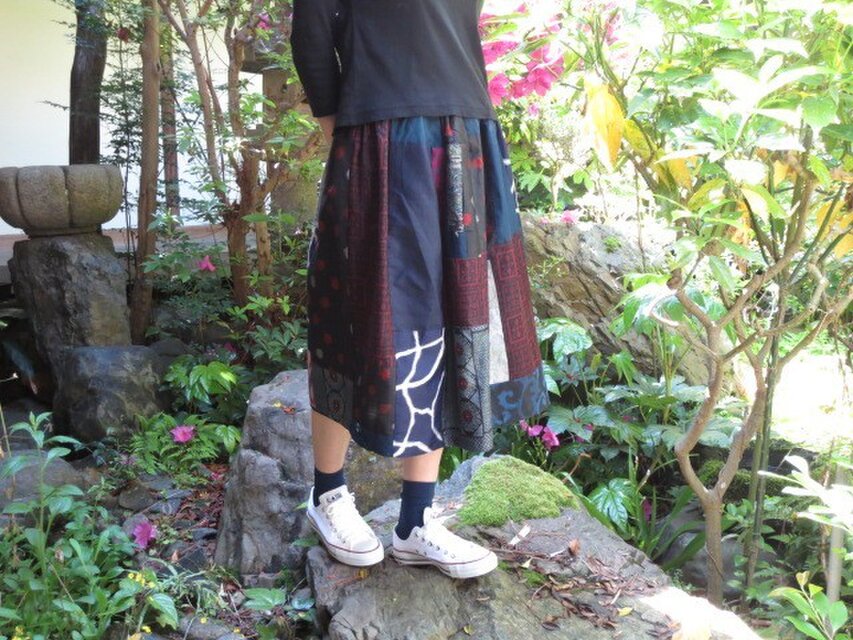 銘仙リメイク☆イベントでｉｉｃｈｉスタッフ着用お安く！69㎝