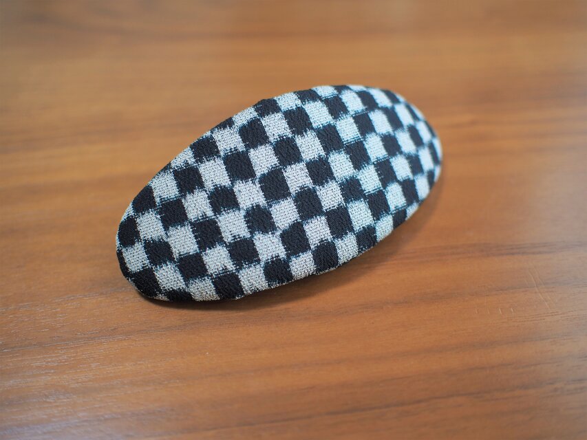 アンティーク☆和風ボンネ☆市松柄☆