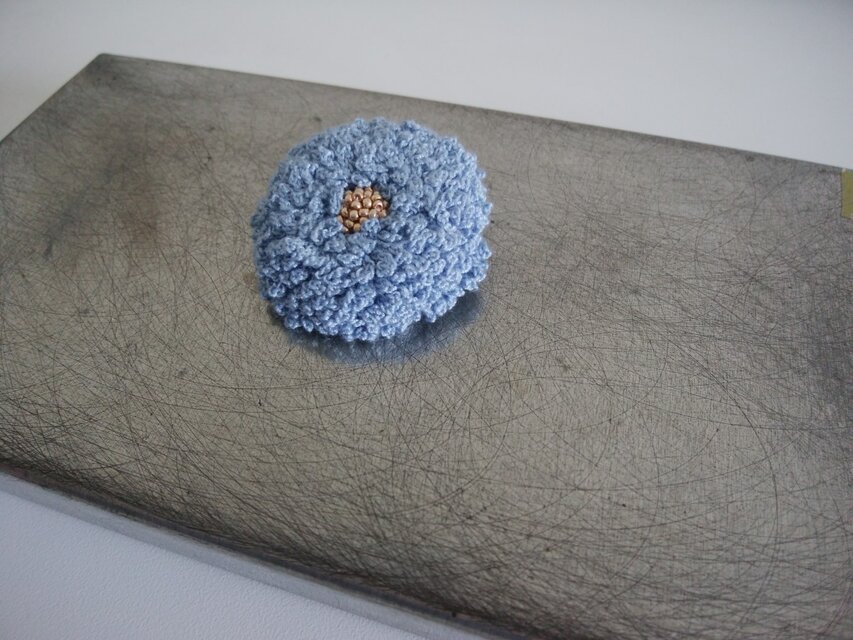 ブローチ「紫陽花ノコロ」