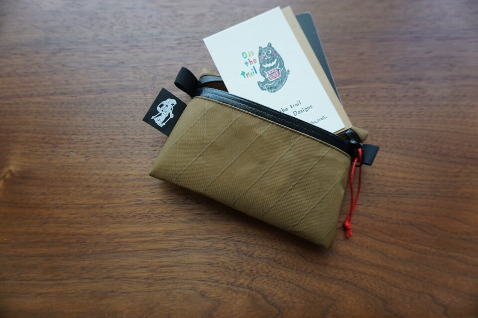flat pouch S⁺ x-pac coyote brown | iichi 日々の暮らしを