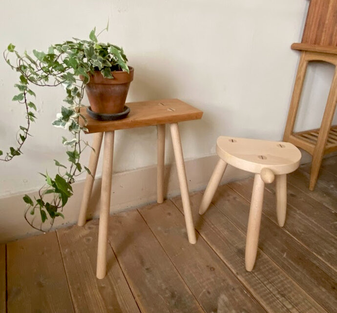 ストレート スツール ＜オーク＞※受注製作 | iichi 日々の暮らしを