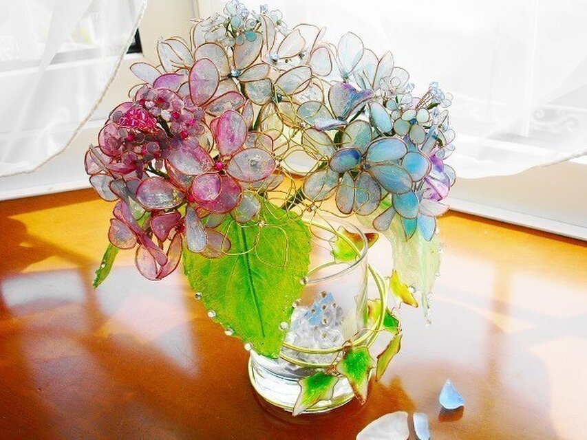 紫陽花に恋して（ライトブルー）