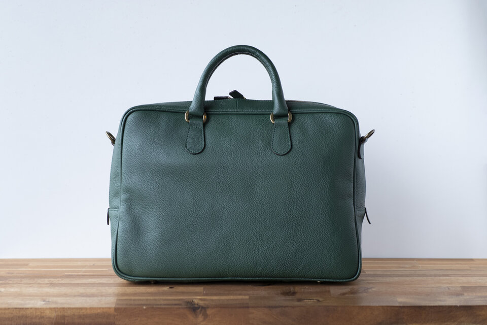 A310【近年モデル／未使用級】ポーター／タンカー　ブリーフケース　ビジネス　緑 AVENUE COLOR(アベニュー カラー) BRIEFCASE(S) | 吉田カバン