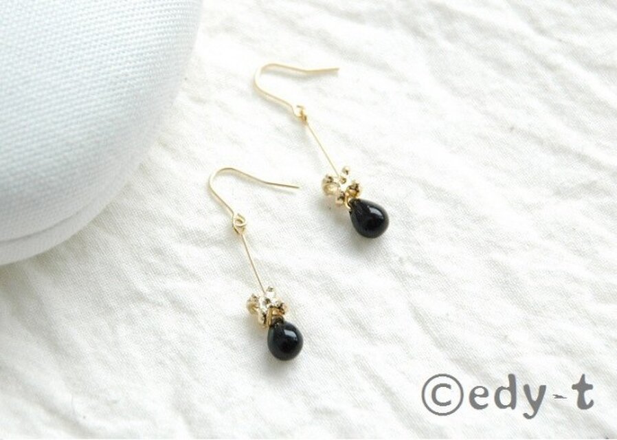 edy-t■クロスドロップピアスＢＬ☆送料無料