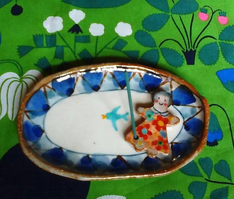 スティックお香を楽しむセット｢東欧の少女｣