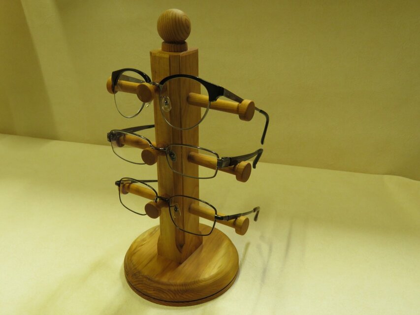 イチイ　メガネスタンド3本用