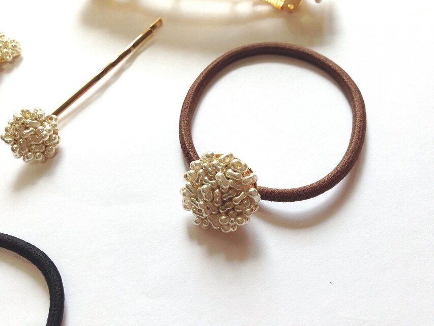 tsubu tsubu silver ヘアゴム（blown）