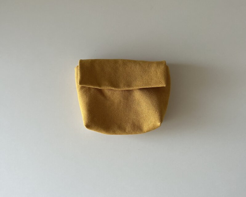 きちんとポーチ S / mustard