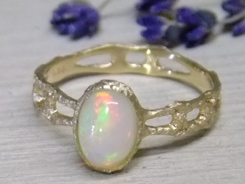 opal＊K14lunapinkgold lacering