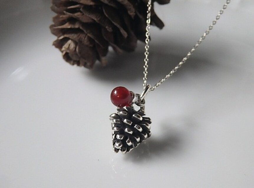 秋の風景　シルバーペンダント