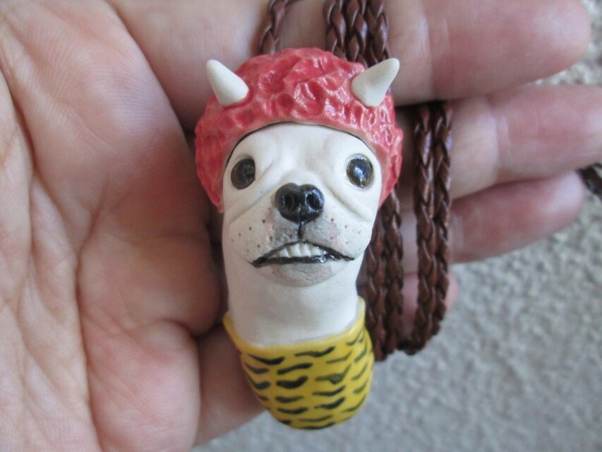 コスプレＢＵＨＩペンダント（雷様・赤）