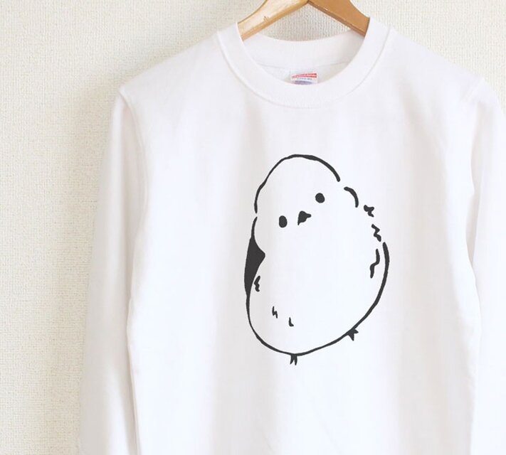 ふわっふわのシマエナガ　スウェット