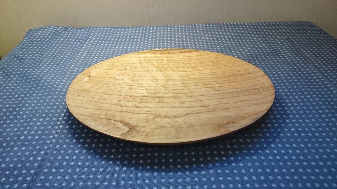 気ままなオーバル皿(オイル仕上げ) No.2