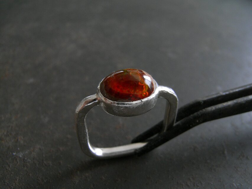 ファイアーオパール　リング