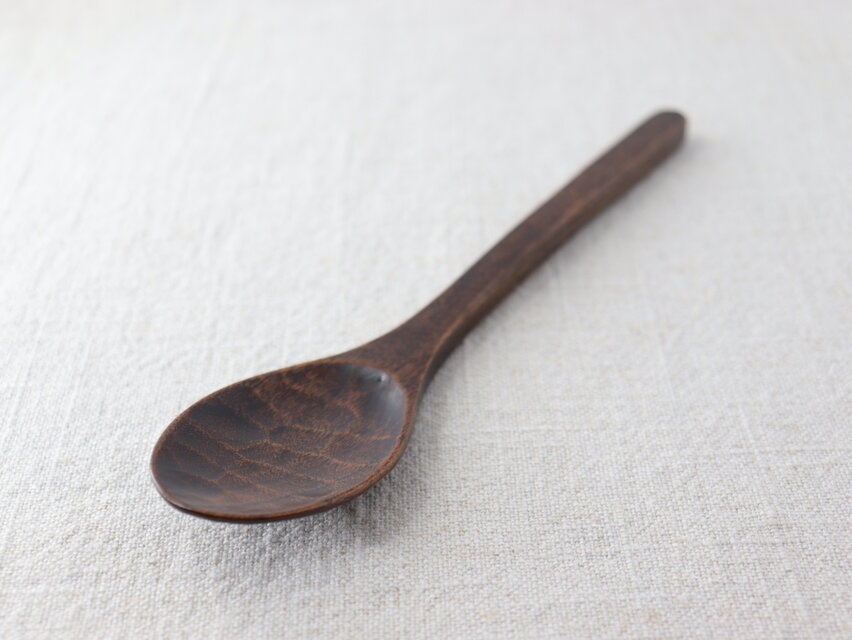 拭き漆のカレースプーン