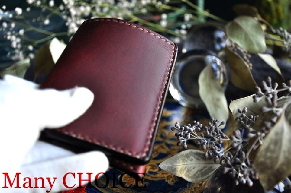 イタリアンバケッタ・ミネルバリスシオ・名刺入れ（ショコラ）