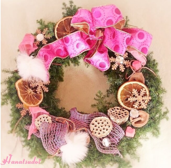 2017　フレッシュ クリスマス リース